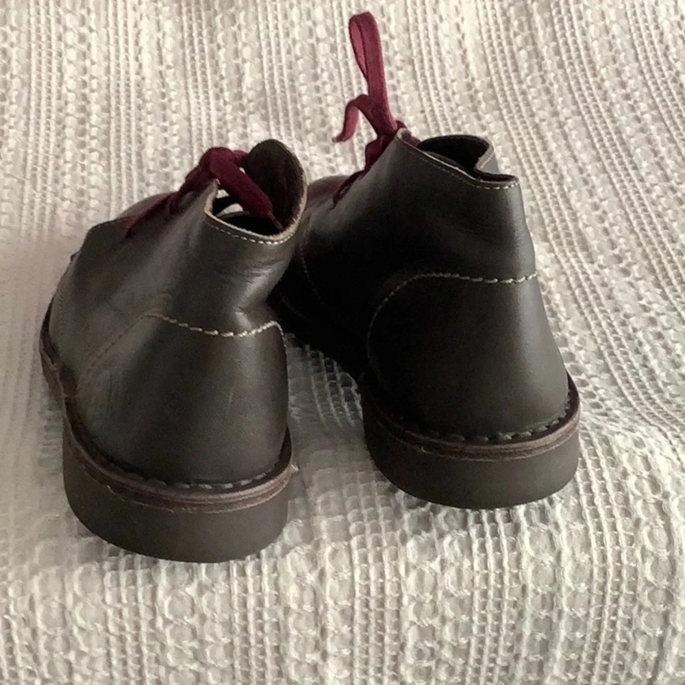 Italian chukka boots leather women sz 38